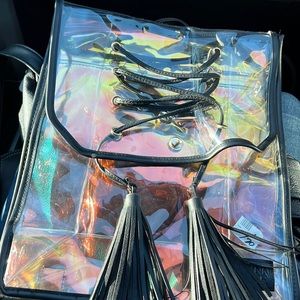 Jadelyn Brooke Clear Backpack NEW with Tags